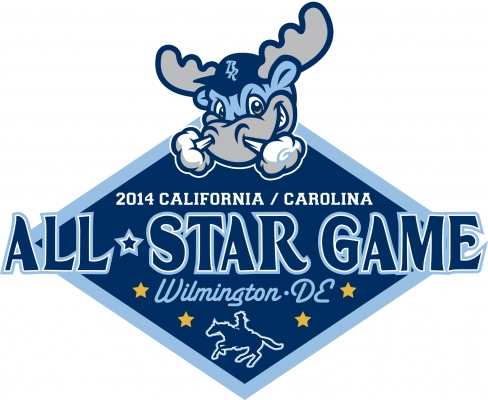 Carolina League all-star game 2014 primary logo iron on transfers for T-shirts